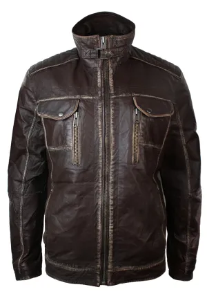 Toronto Jacket Washed Leather
