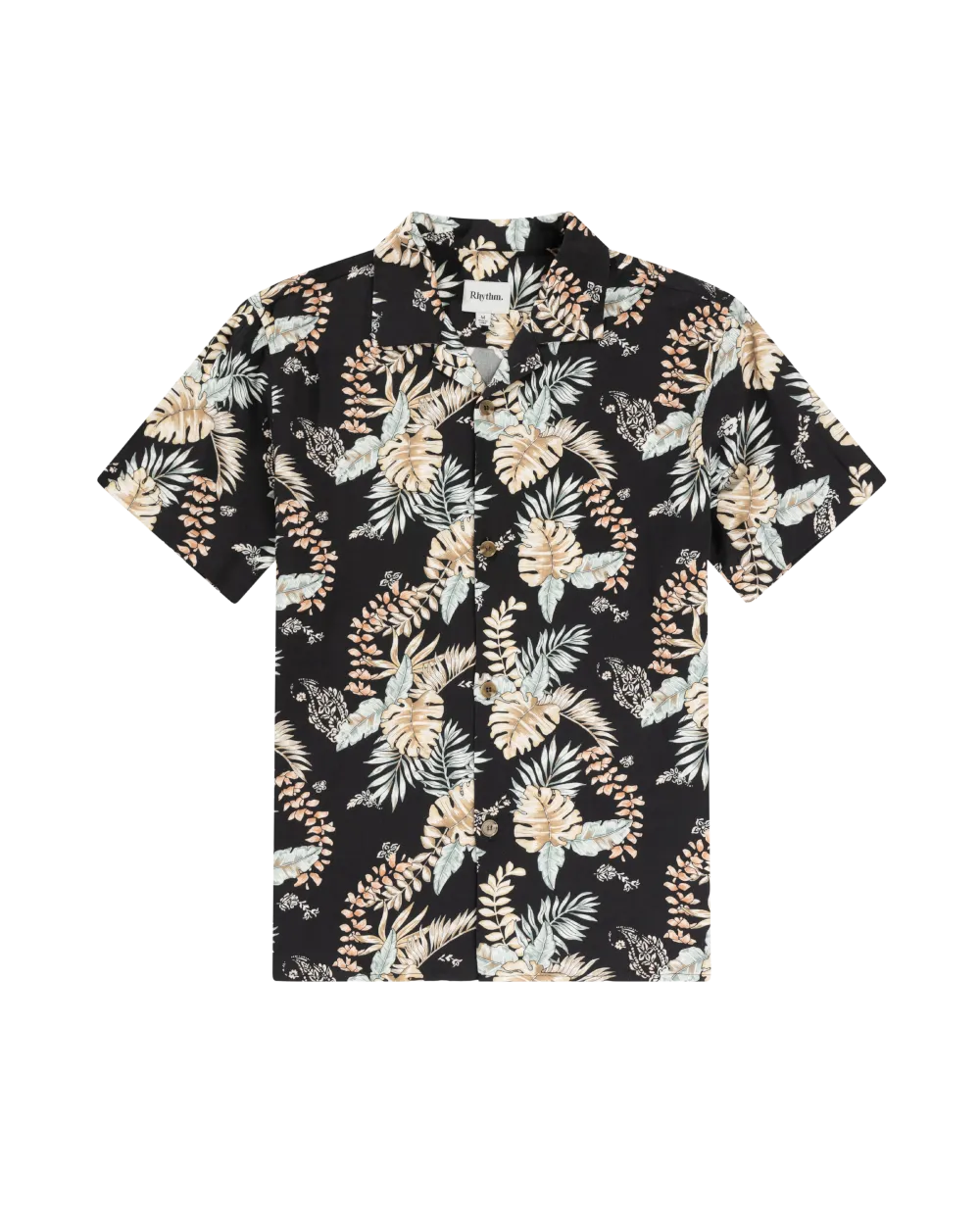 Tropical Paisley Shirt in Black