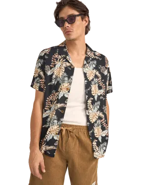 Tropical Paisley Shirt in Black