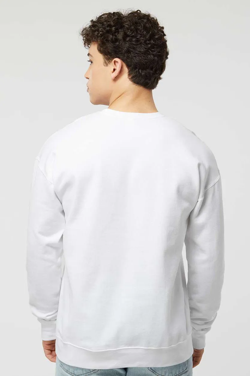 Tultex Mens Fleece Crewneck Sweatshirt - White