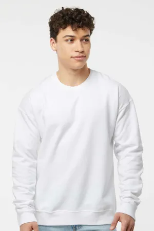 Tultex Mens Fleece Crewneck Sweatshirt - White