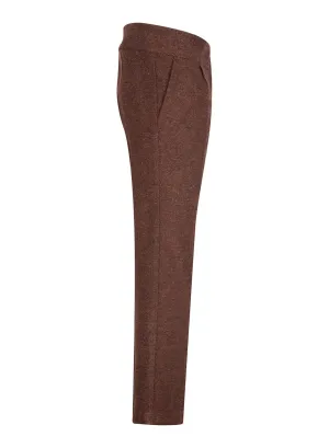 Tweed Herringbone Formal Trousers Wool Acrylic Mix