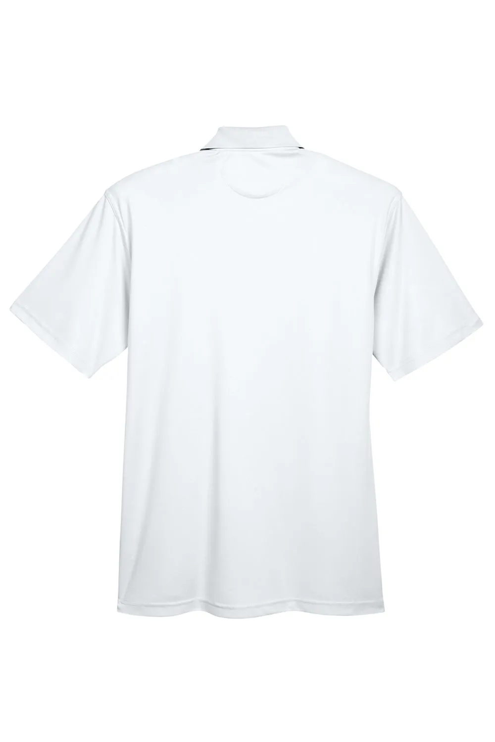 UltraClub Mens Cool & Dry Performance Moisture Wicking Short Sleeve Polo Shirt - White