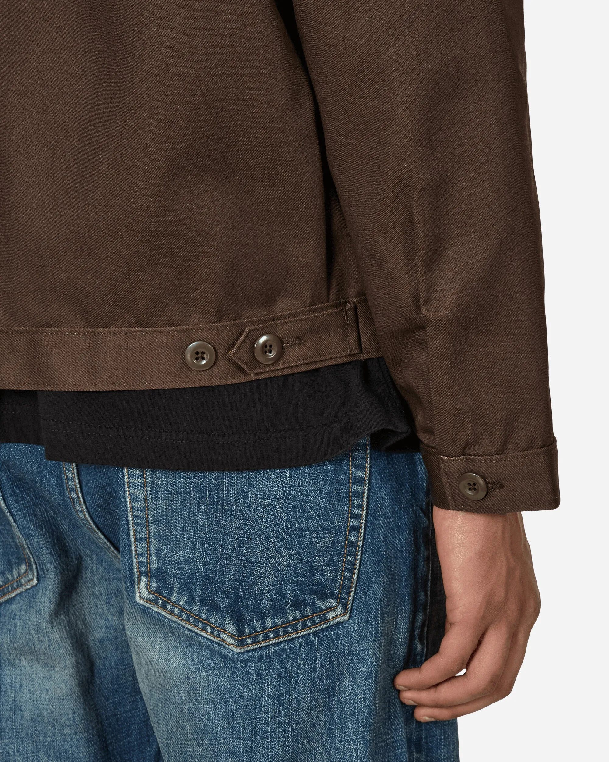 Unlined Eisenhower Jacket Dark Brown