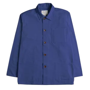Uskees 3001 Buttoned Overshirt Ultra Blue