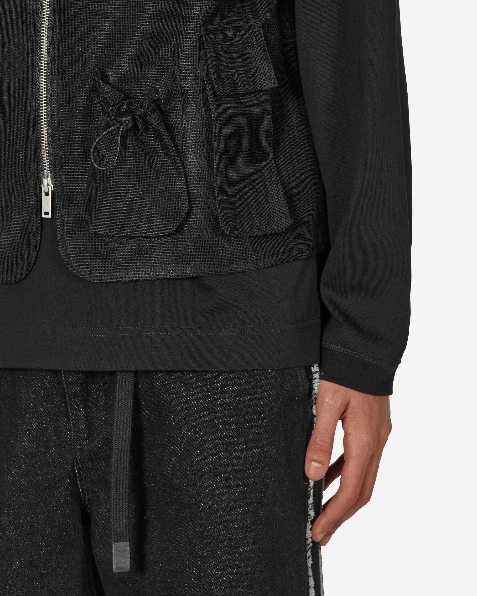 Utility Net Vest Black