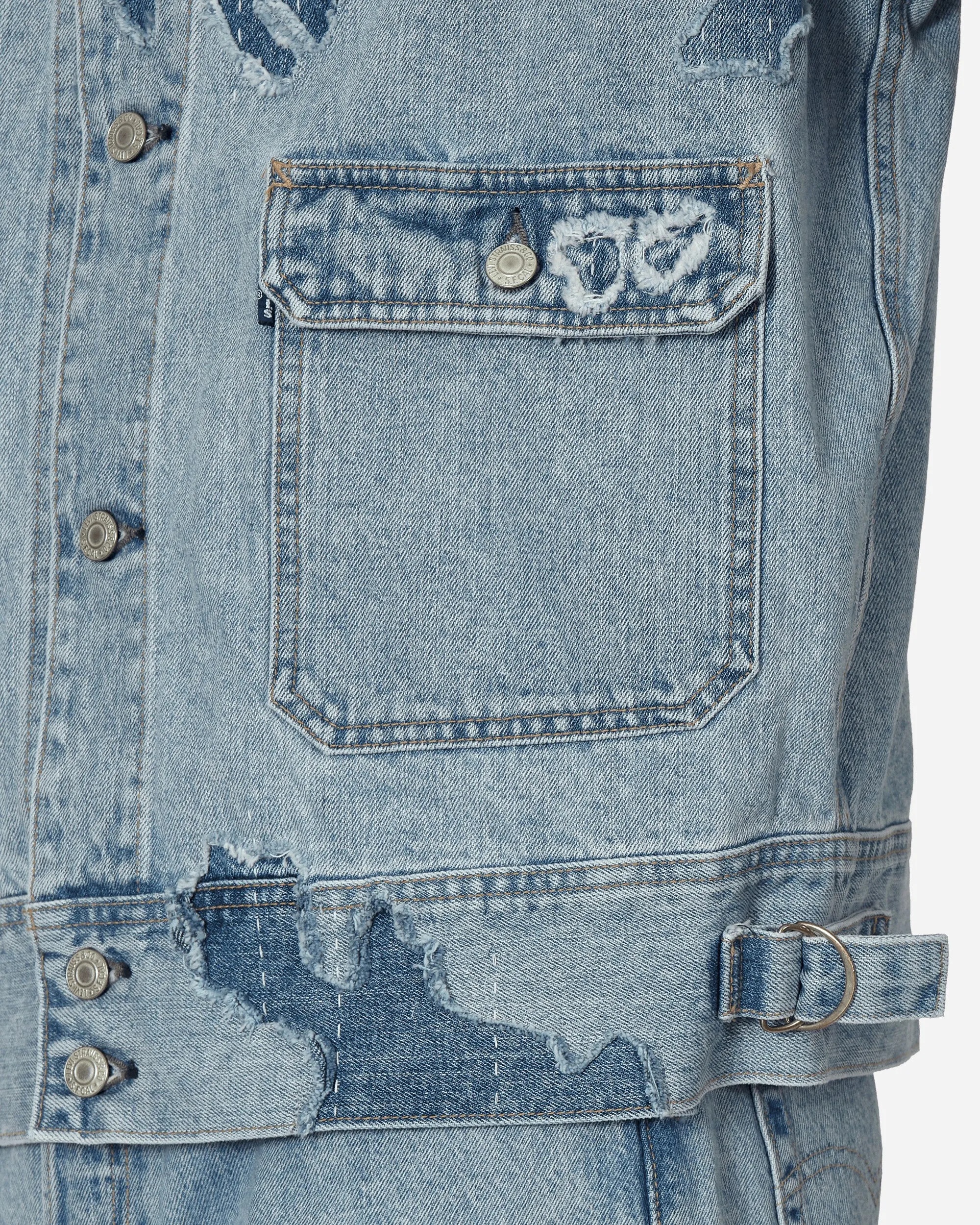 Utility Trucker Jacket Blue
