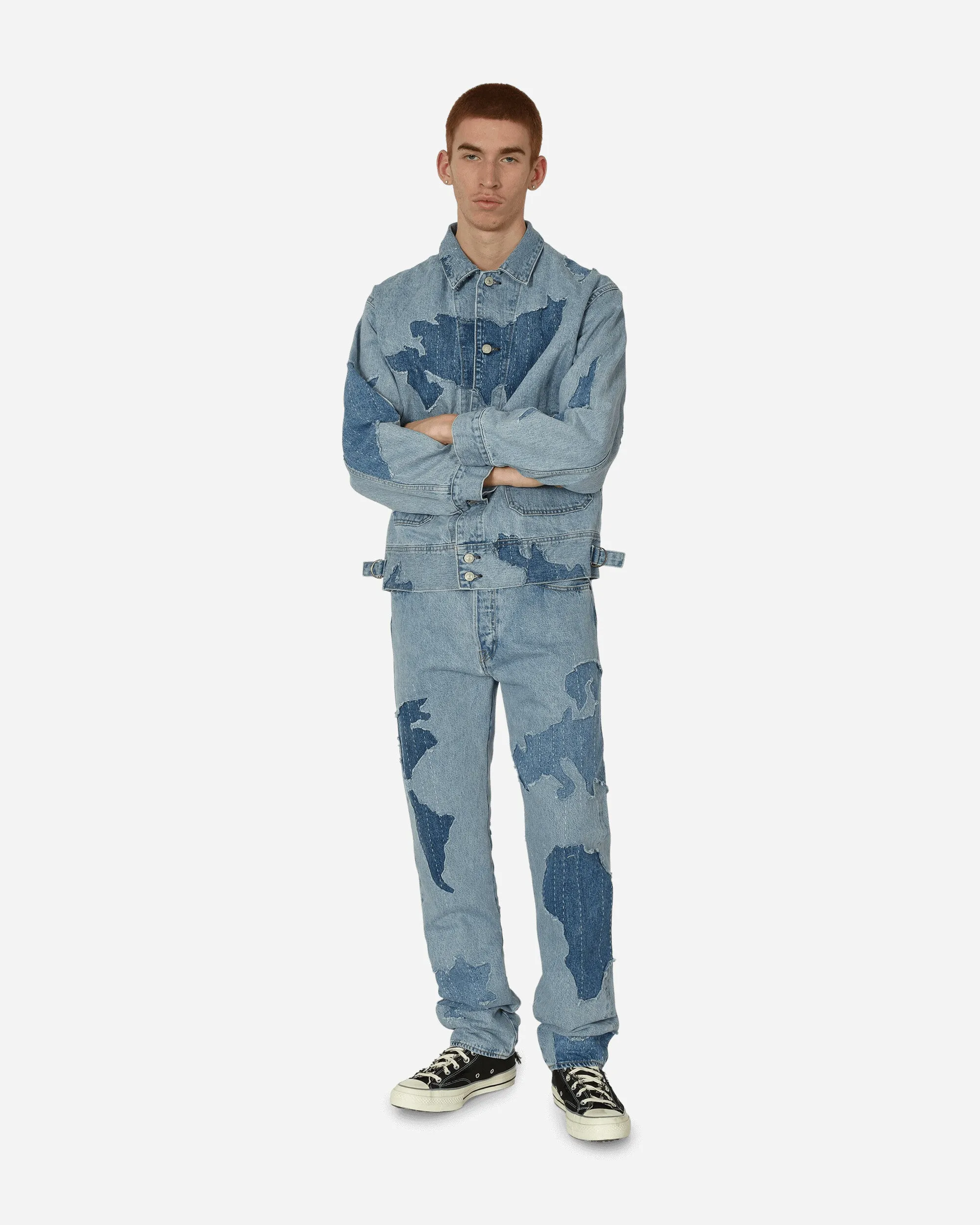 Utility Trucker Jacket Blue