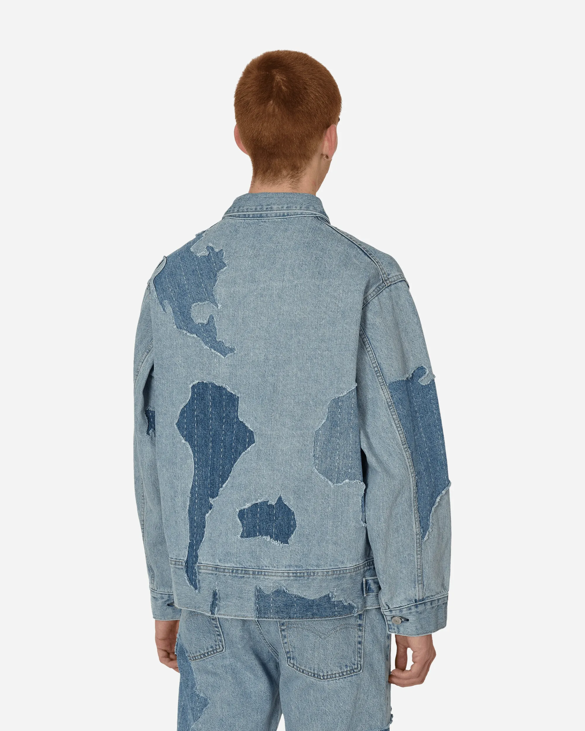Utility Trucker Jacket Blue