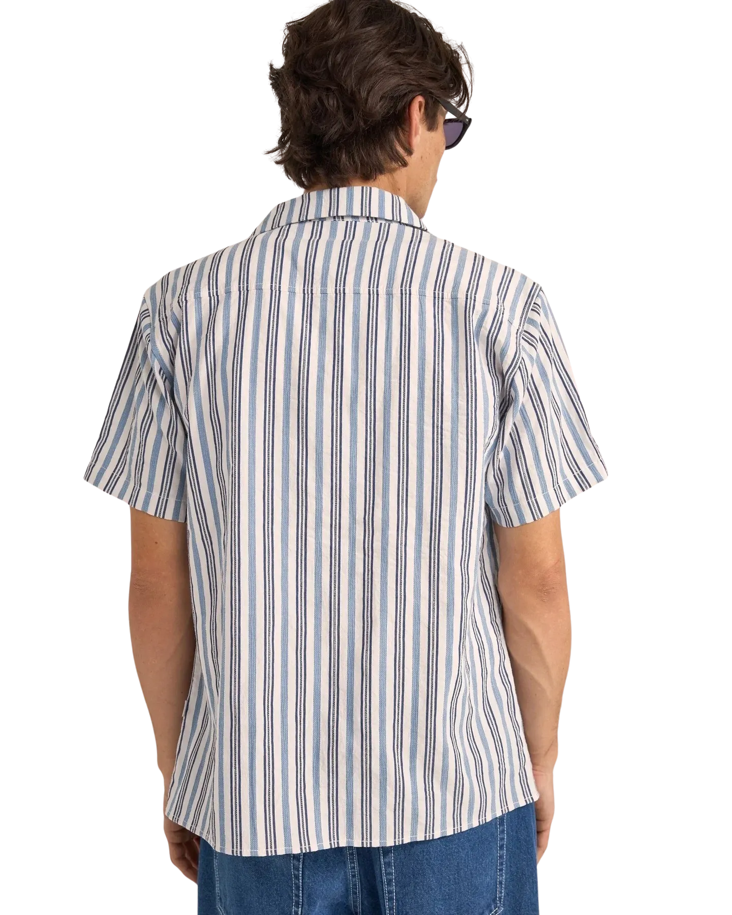 Vacation Stripe Shirt in Blue