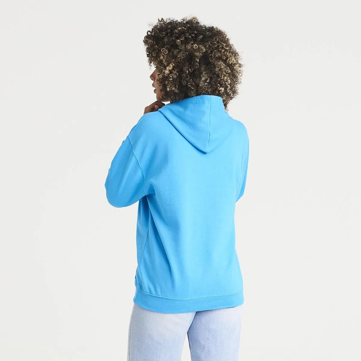 Vegan Happy Unisex Varsity Hoodie | Multiple Colours