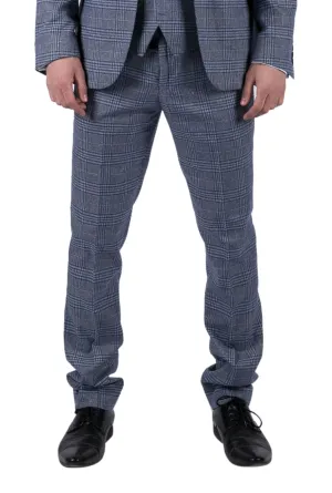 Victor Tweed Check Gatsby Trousers Pants