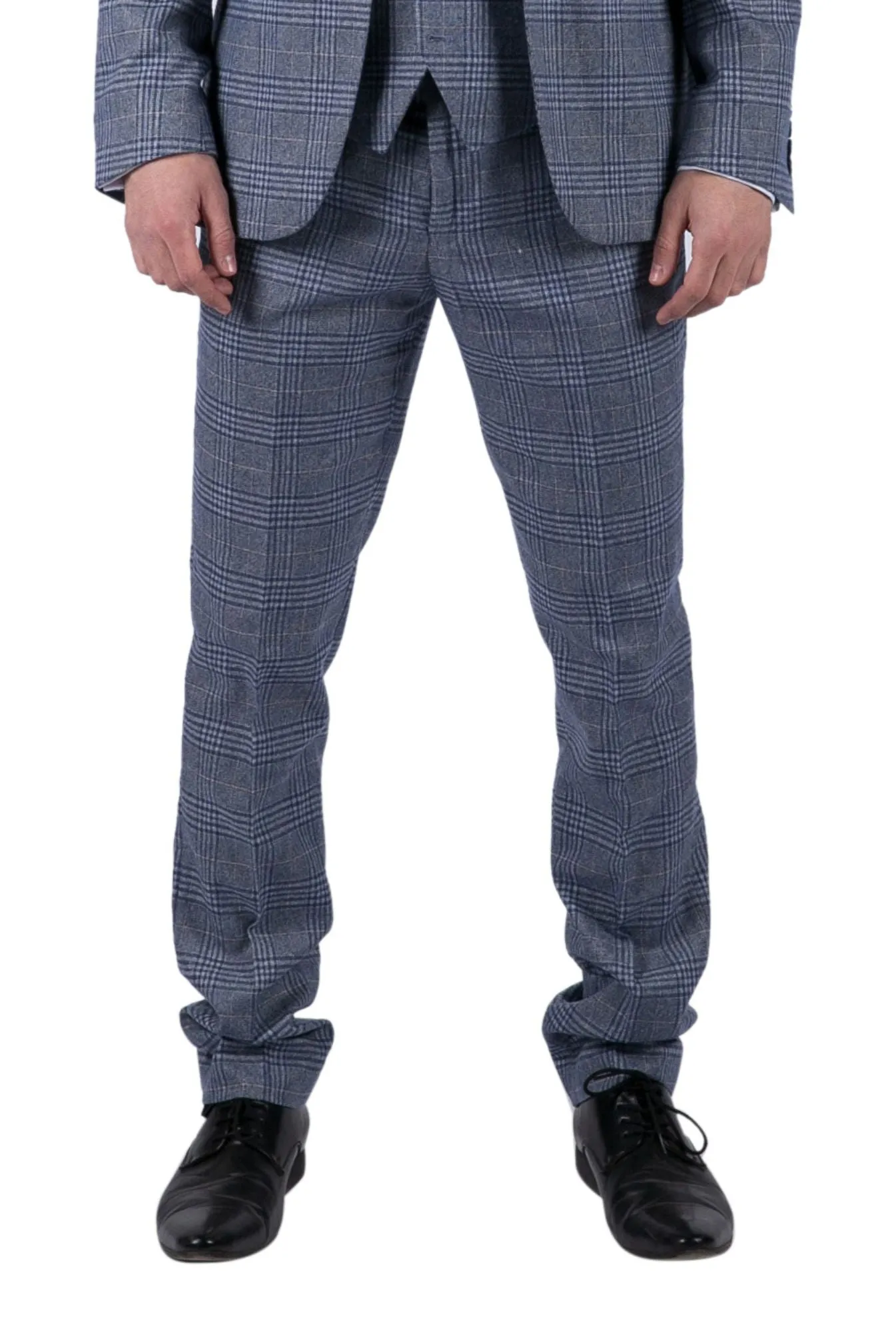 Victor Tweed Check Gatsby Trousers Pants