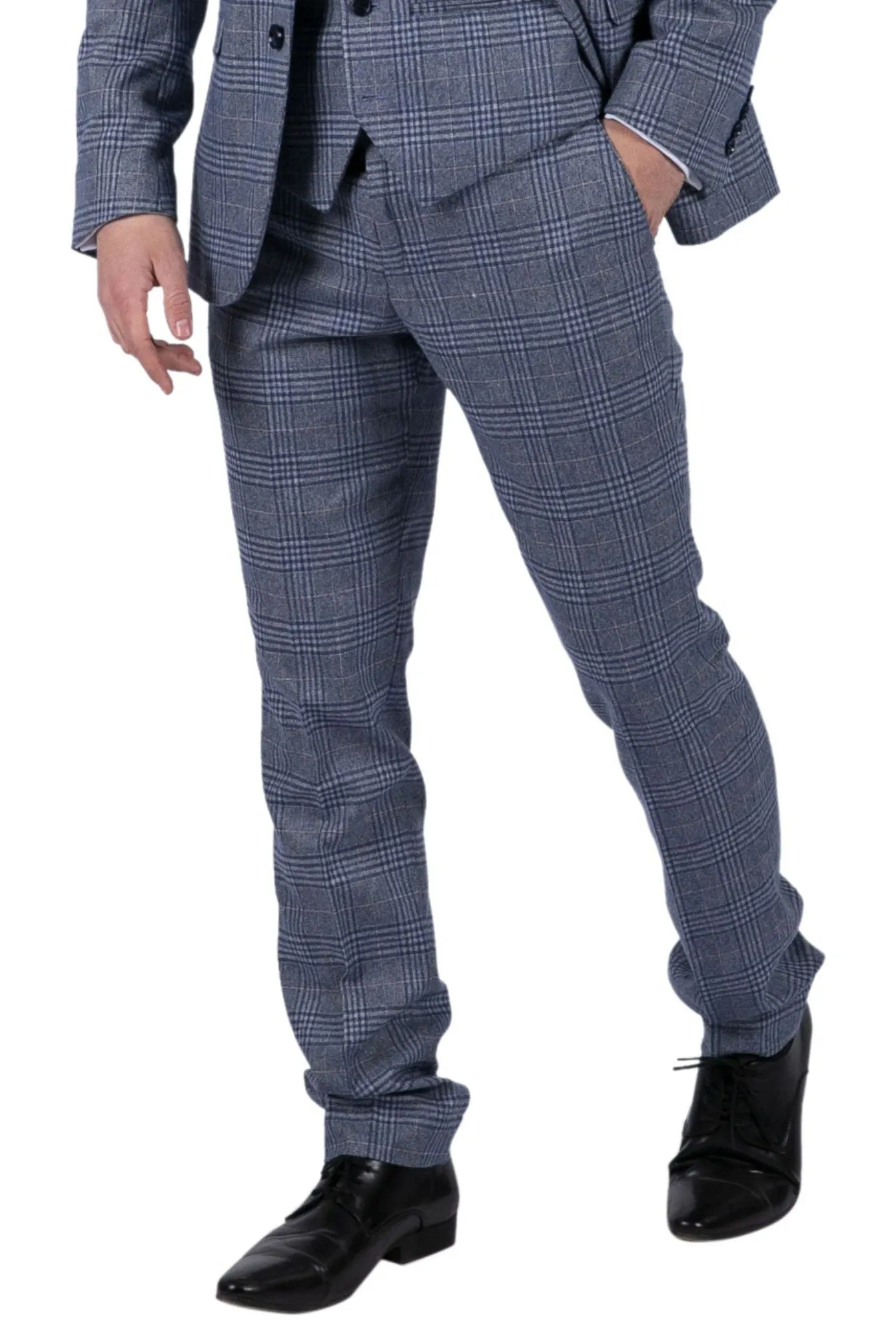 Victor Tweed Check Gatsby Trousers Pants