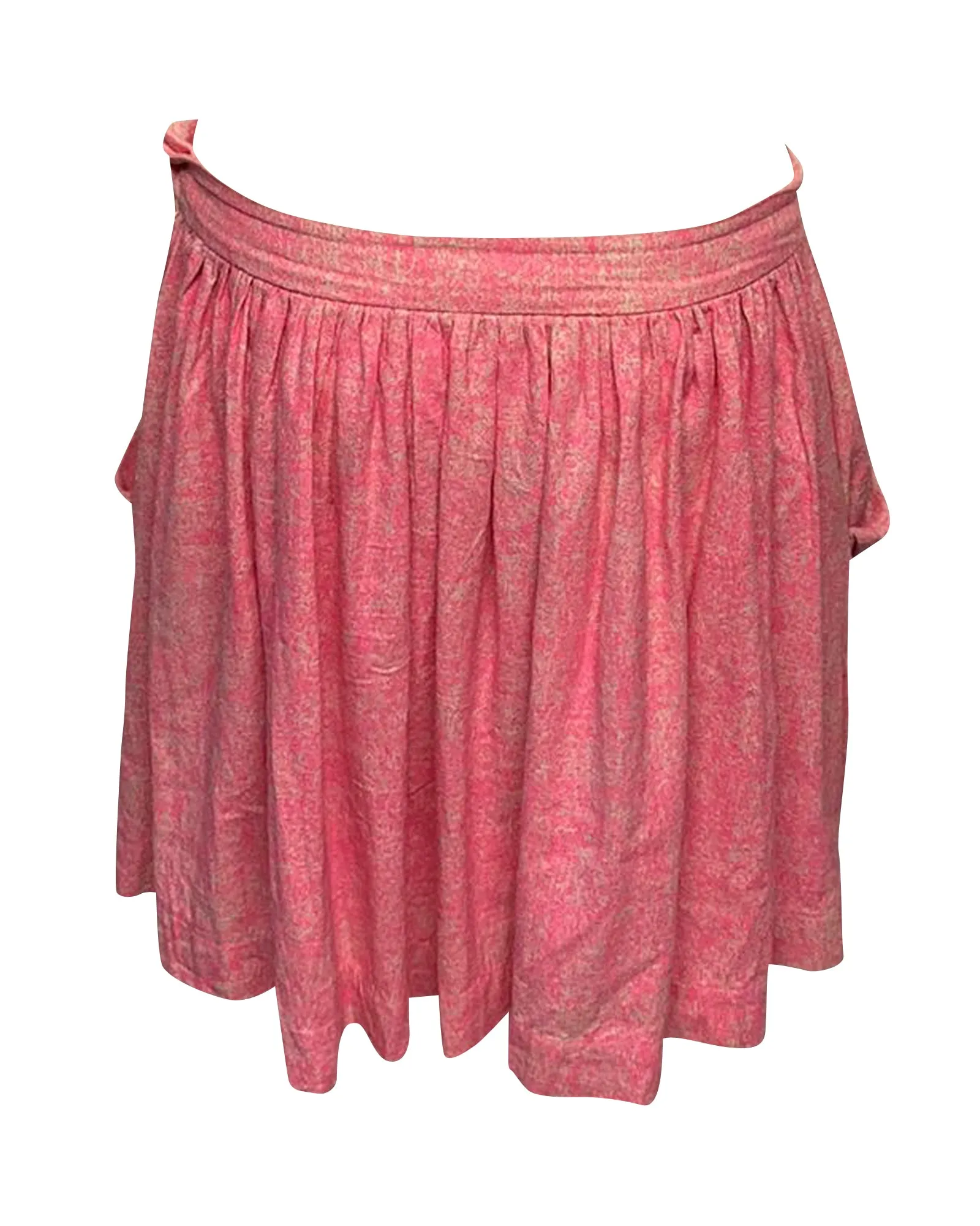 Vivienne Westwood Anglomania Speckled Skirt in Pink Silk