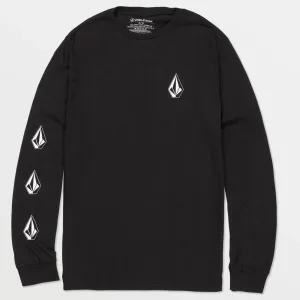 Volcom Iconic Stone LS Mens T Shirt - Black