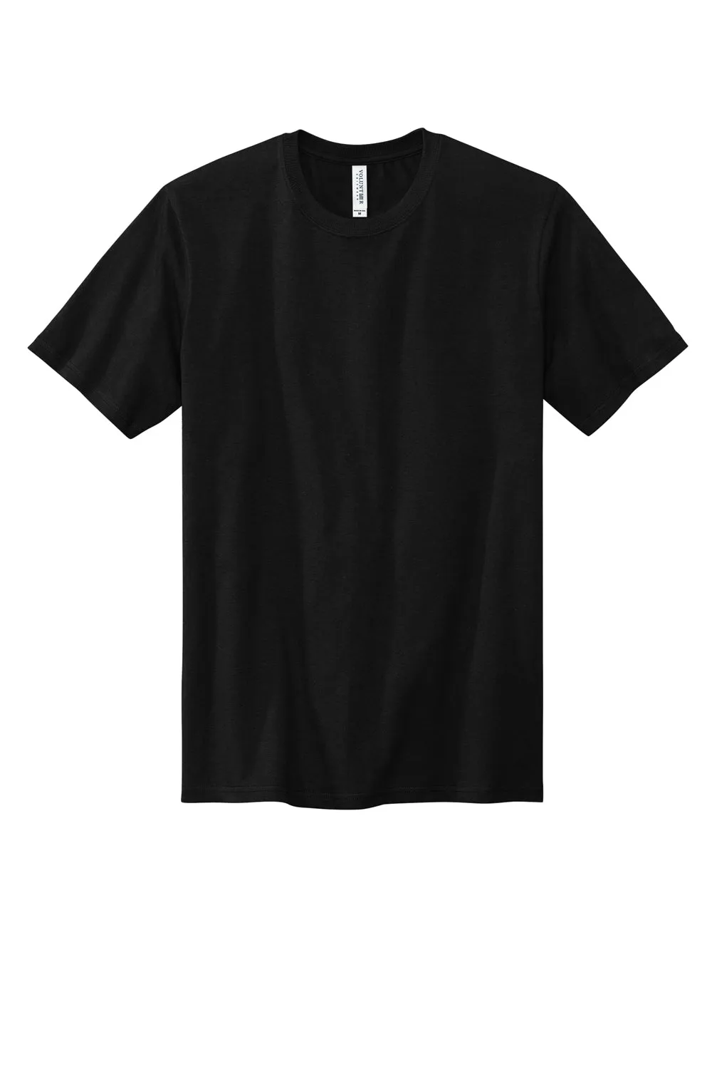 Volunteer Knitwear Mens USA Made All American Short Sleeve Crewneck T-Shirt - Deep Black Clothing Volunteer-Knitwear