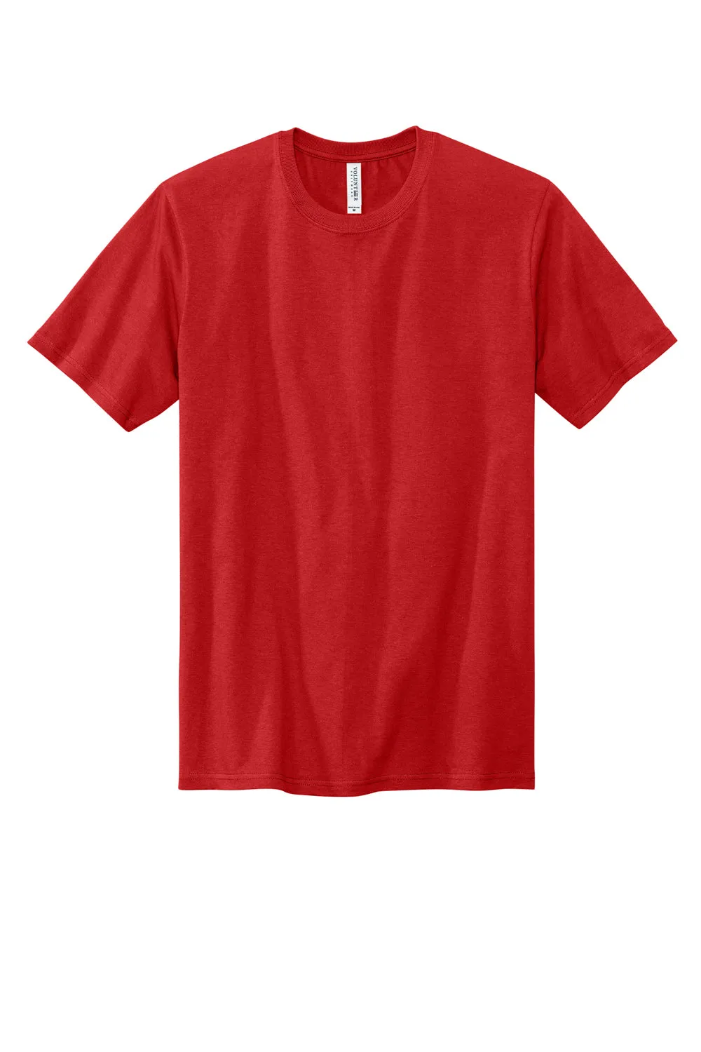 Volunteer Knitwear Mens USA Made All American Short Sleeve Crewneck T-Shirt - Flag Red Clothing Volunteer-Knitwear