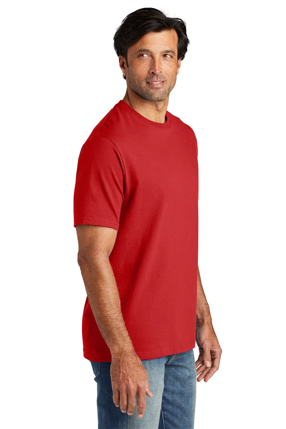 Volunteer Knitwear Mens USA Made All American Short Sleeve Crewneck T-Shirt - Flag Red Clothing Volunteer-Knitwear