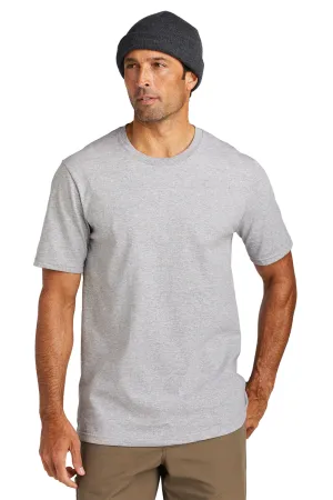 Volunteer Knitwear Mens USA Made All American Short Sleeve Crewneck T-Shirt - Heather Grey Clothing Volunteer-Knitwear