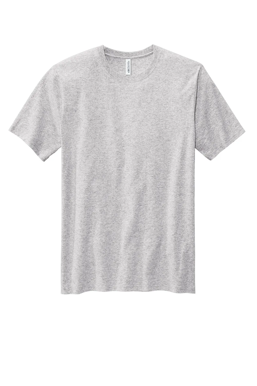 Volunteer Knitwear Mens USA Made All American Short Sleeve Crewneck T-Shirt - Heather Grey Clothing Volunteer-Knitwear