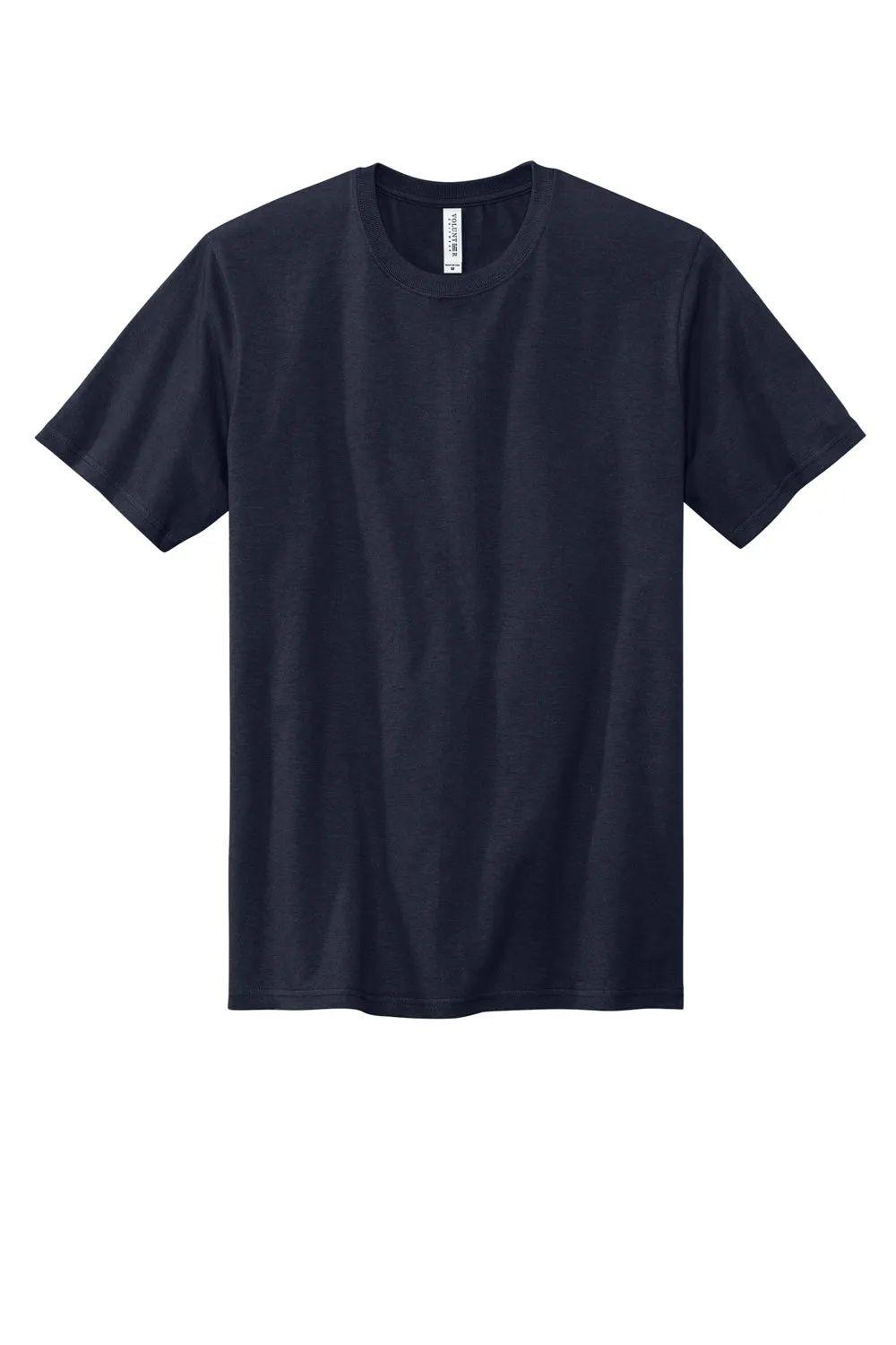 Volunteer Knitwear Mens USA Made All American Short Sleeve Crewneck T-Shirt - Strong Navy Blue Clothing Volunteer-Knitwear