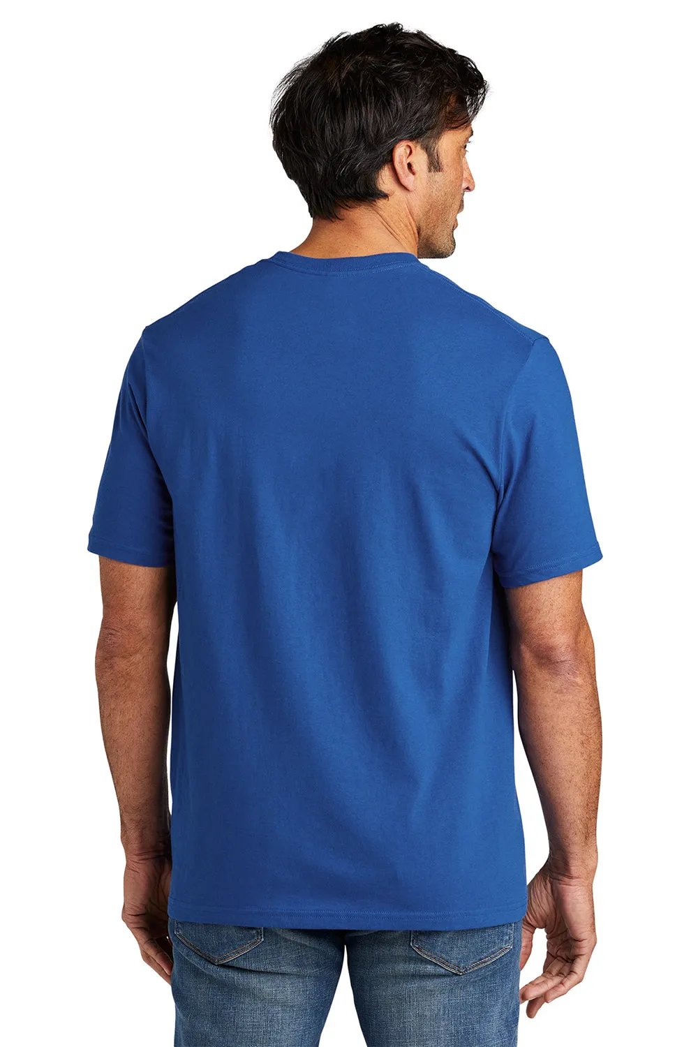 Volunteer Knitwear Mens USA Made All American Short Sleeve Crewneck T-Shirt - True Royal Blue Clothing Volunteer-Knitwear