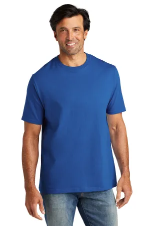 Volunteer Knitwear Mens USA Made All American Short Sleeve Crewneck T-Shirt - True Royal Blue Clothing Volunteer-Knitwear