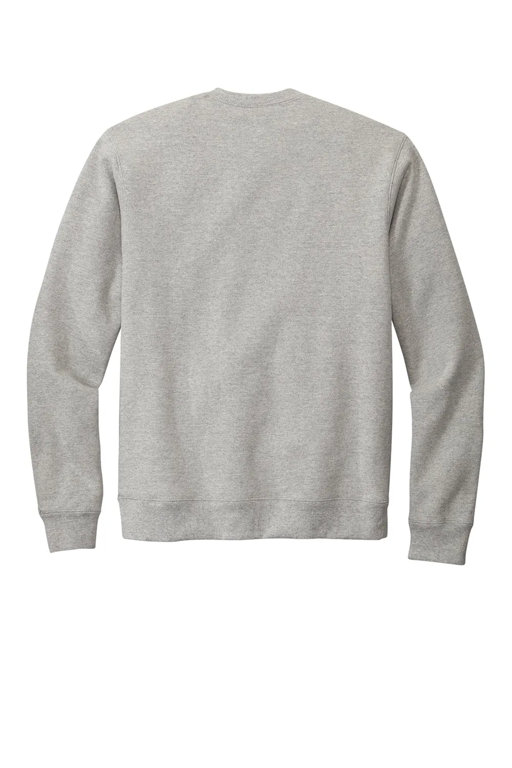 Volunteer Knitwear Mens USA Made Chore Fleece Crewneck Sweatshirt - Heather Grey Clothing Volunteer-Knitwear