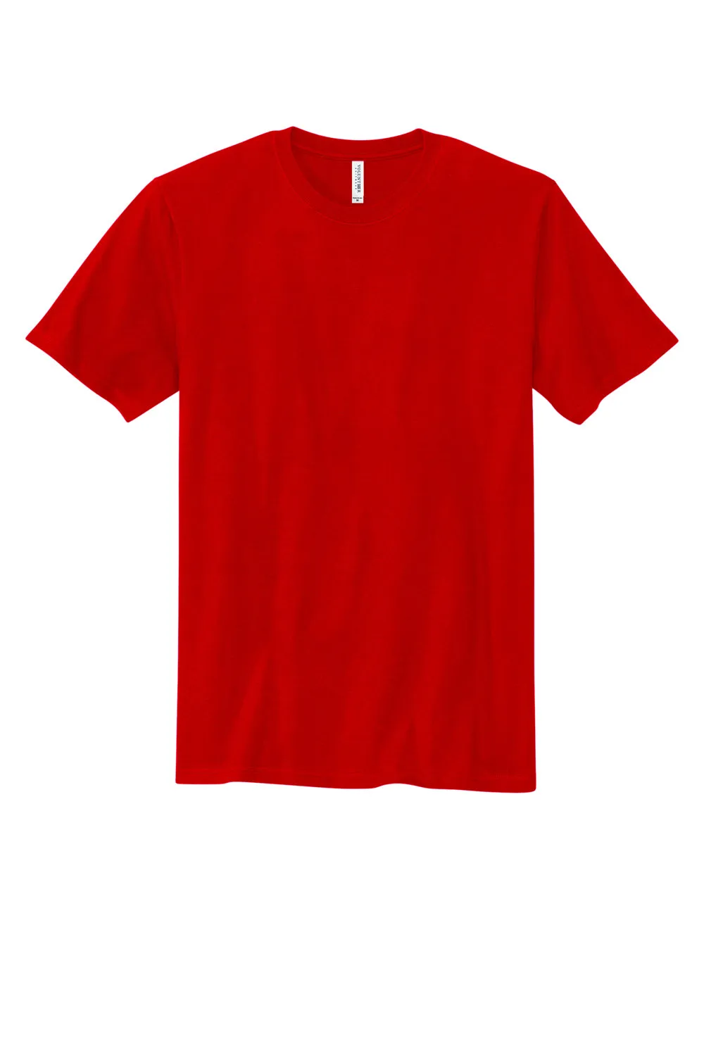 Volunteer Knitwear Mens USA Made Chore Short Sleeve Crewneck T-Shirt - Flag Red Clothing Volunteer-Knitwear