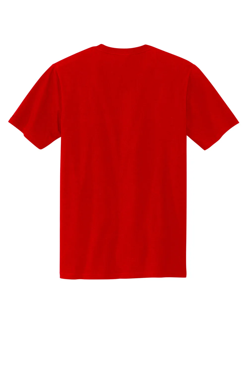 Volunteer Knitwear Mens USA Made Chore Short Sleeve Crewneck T-Shirt - Flag Red Clothing Volunteer-Knitwear