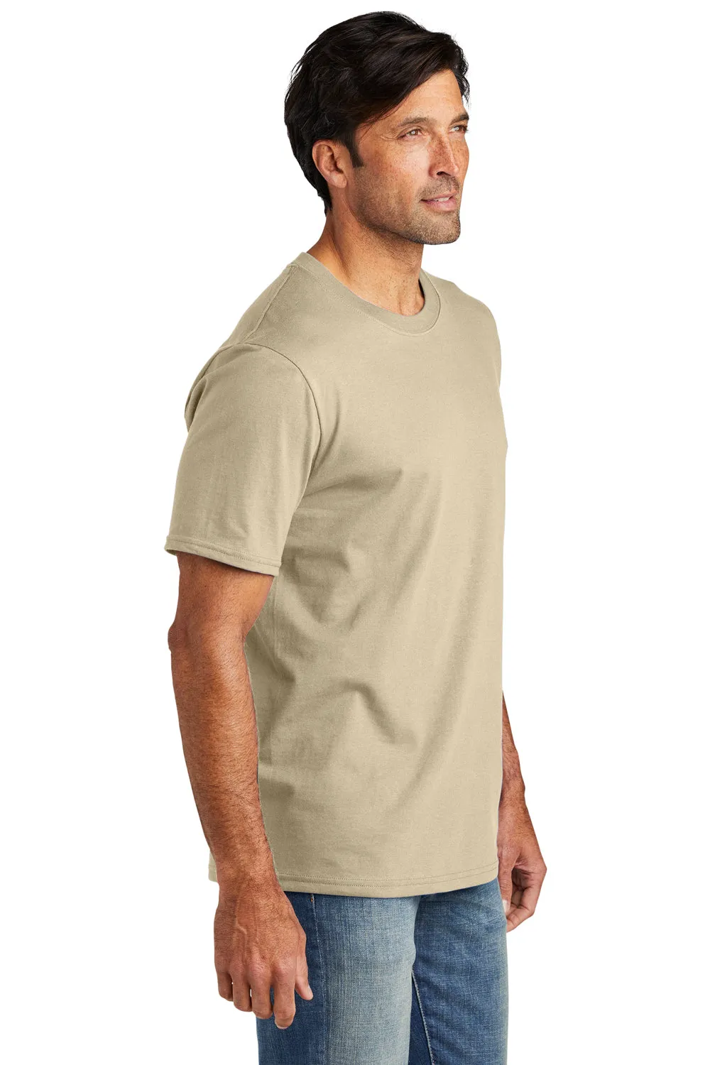 Volunteer Knitwear Mens USA Made Chore Short Sleeve Crewneck T-Shirt - Sand Dune Clothing Volunteer-Knitwear