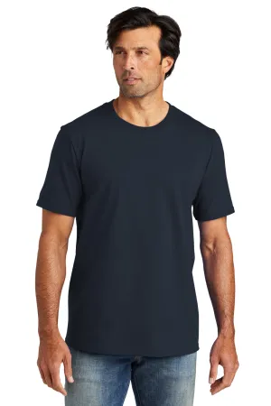 Volunteer Knitwear Mens USA Made Chore Short Sleeve Crewneck T-Shirt - Strong Navy Blue Clothing Volunteer-Knitwear