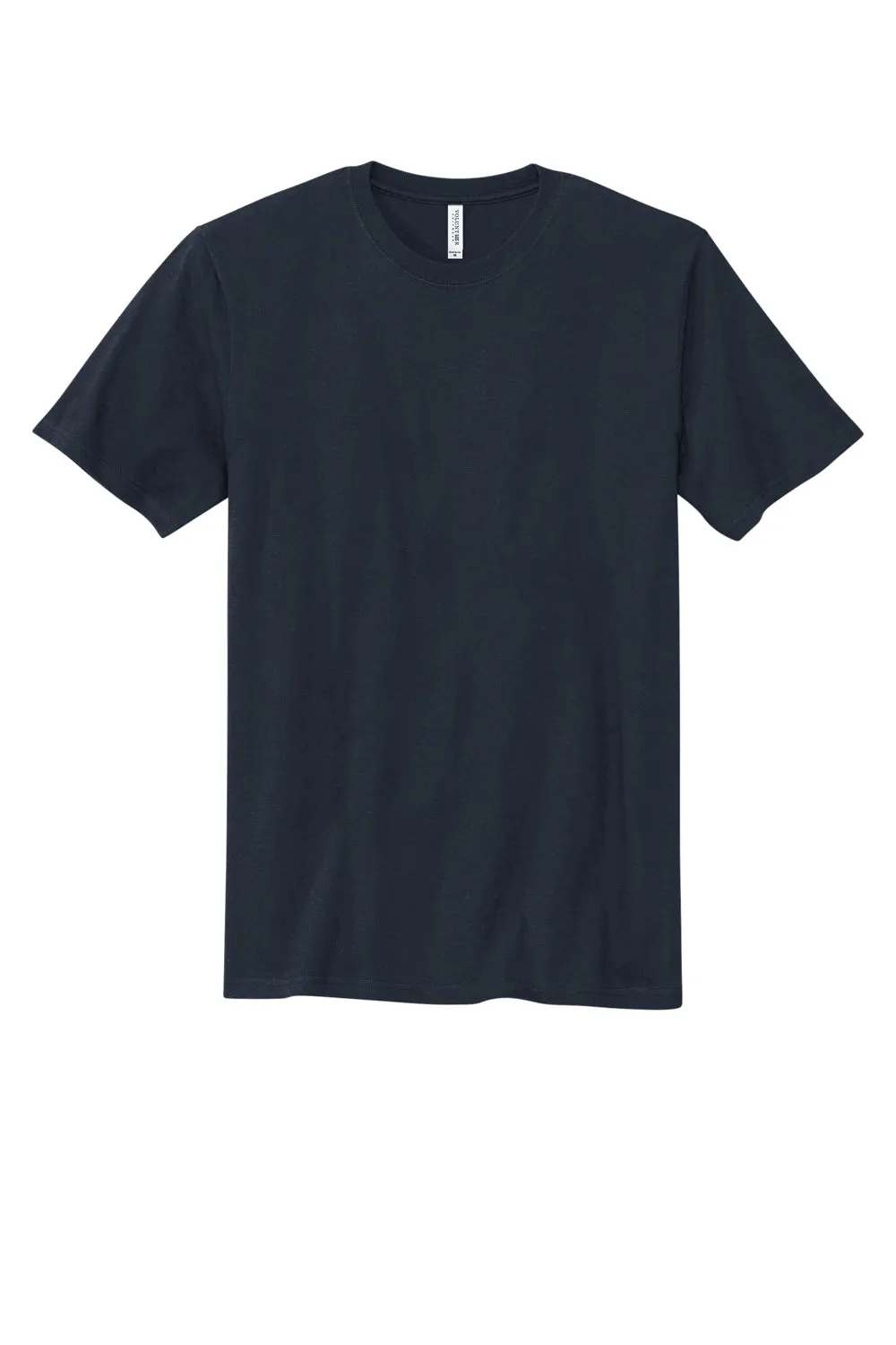 Volunteer Knitwear Mens USA Made Chore Short Sleeve Crewneck T-Shirt - Strong Navy Blue Clothing Volunteer-Knitwear