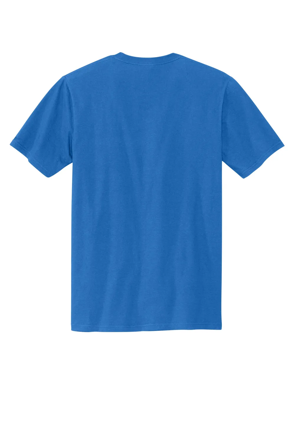 Volunteer Knitwear Mens USA Made Chore Short Sleeve Crewneck T-Shirt - True Royal Blue Clothing Volunteer-Knitwear