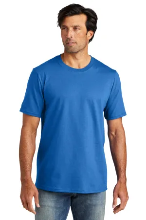 Volunteer Knitwear Mens USA Made Chore Short Sleeve Crewneck T-Shirt - True Royal Blue Clothing Volunteer-Knitwear