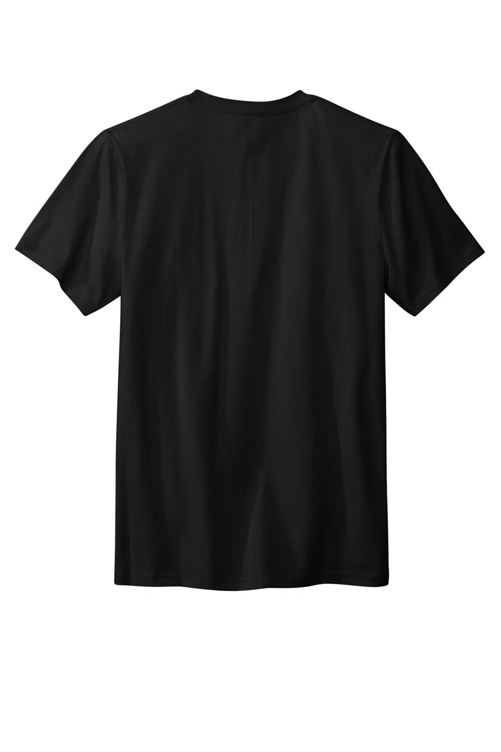 Volunteer Knitwear Mens USA Made Daily Short Sleeve Crewneck T-Shirt - Deep Black Clothing Volunteer-Knitwear