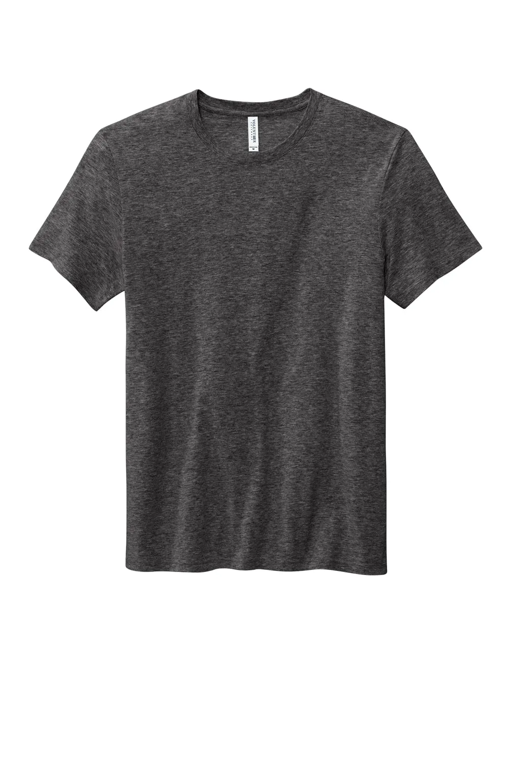 Volunteer Knitwear Mens USA Made Daily Short Sleeve Crewneck T-Shirt - Heather Dark Grey Clothing Volunteer-Knitwear