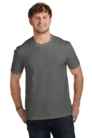 Volunteer Knitwear Mens USA Made Daily Short Sleeve Crewneck T-Shirt - Steel Grey Clothing Volunteer-Knitwear