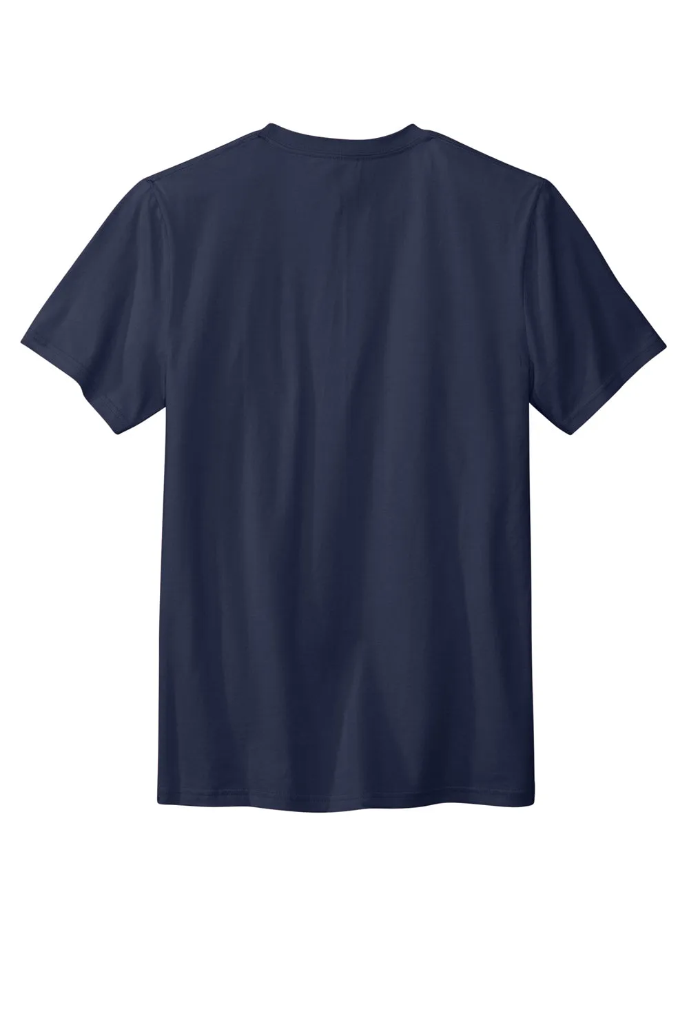 Volunteer Knitwear Mens USA Made Daily Short Sleeve Crewneck T-Shirt - Strong Navy Blue Clothing Volunteer-Knitwear