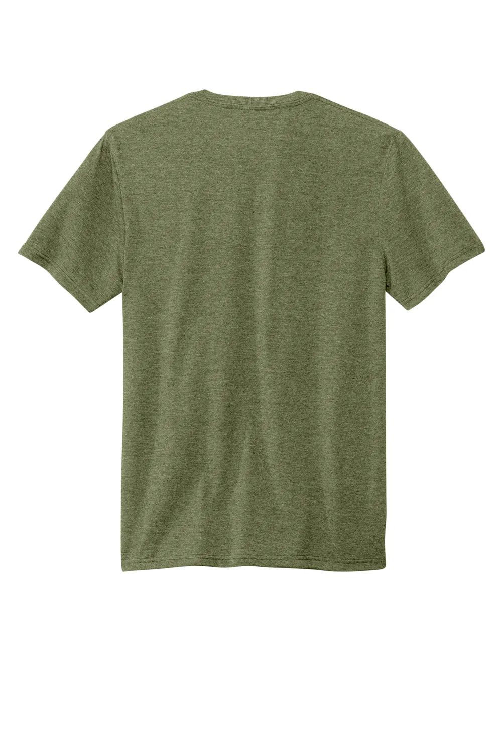 Volunteer Knitwear Mens USA Made Short Sleeve Crewneck T-Shirt - Heather Military Green Clothing Volunteer-Knitwear