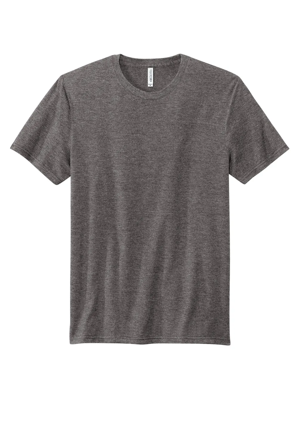 Volunteer Knitwear Mens USA Made Short Sleeve Crewneck T-Shirt - Heather Steel Grey Clothing Volunteer-Knitwear