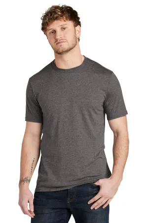 Volunteer Knitwear Mens USA Made Short Sleeve Crewneck T-Shirt - Heather Steel Grey Clothing Volunteer-Knitwear