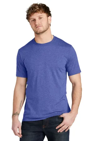 Volunteer Knitwear Mens USA Made Short Sleeve Crewneck T-Shirt - Heather True Royal Blue Clothing Volunteer-Knitwear