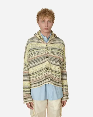 Warp Hooded Cardigan Light Sand