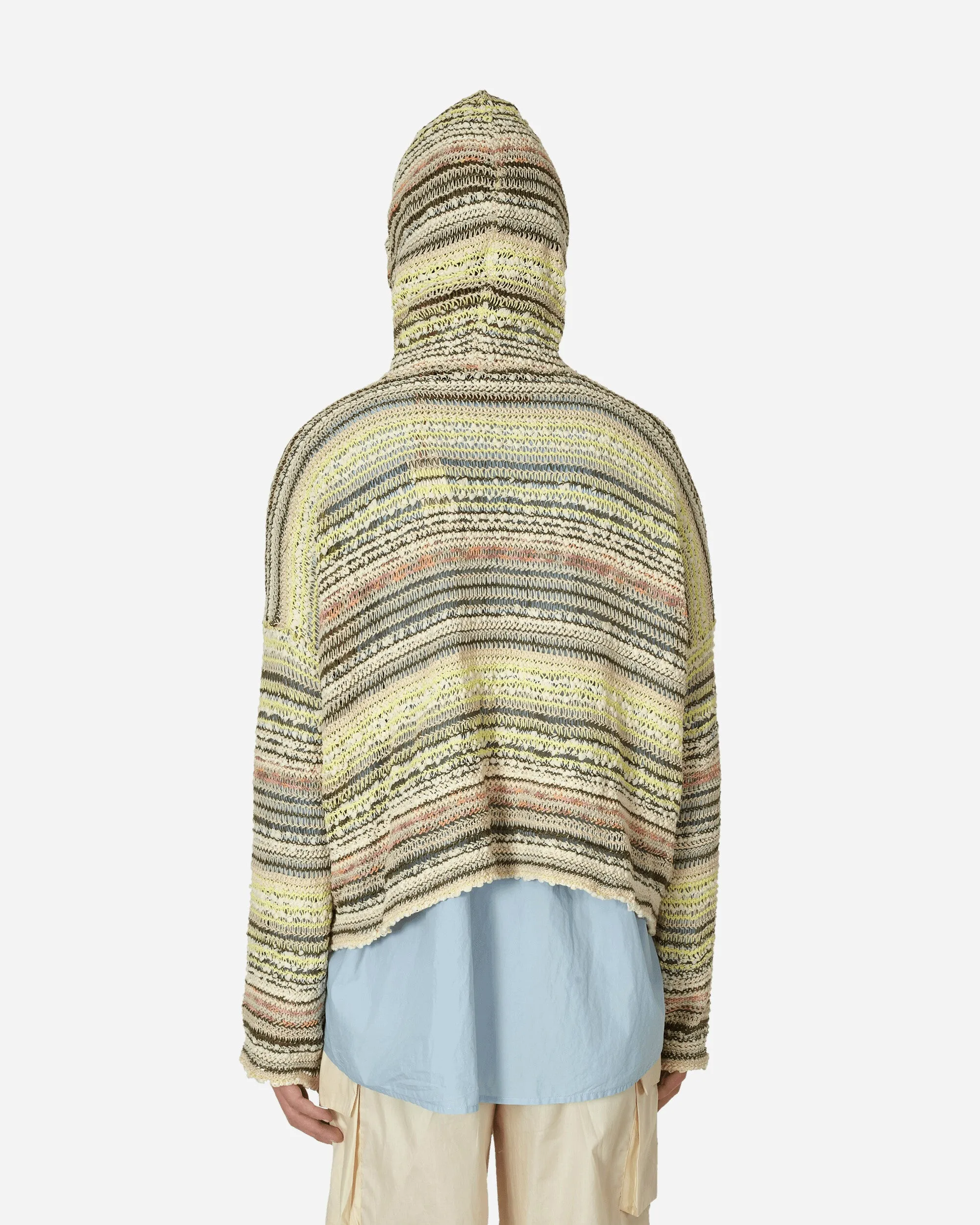 Warp Hooded Cardigan Light Sand