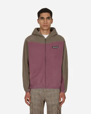 Whiskey Zip Hoodie Purple