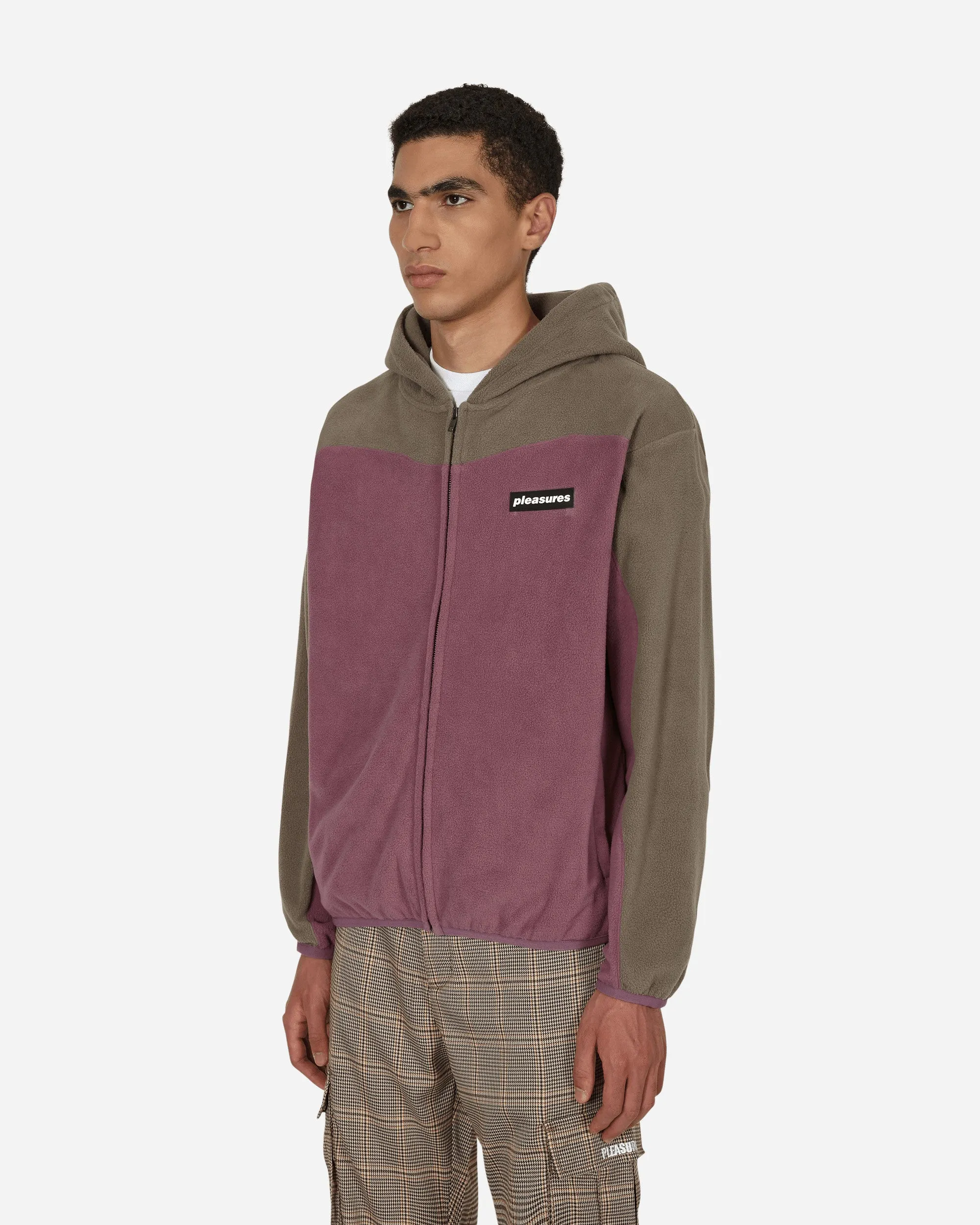 Whiskey Zip Hoodie Purple