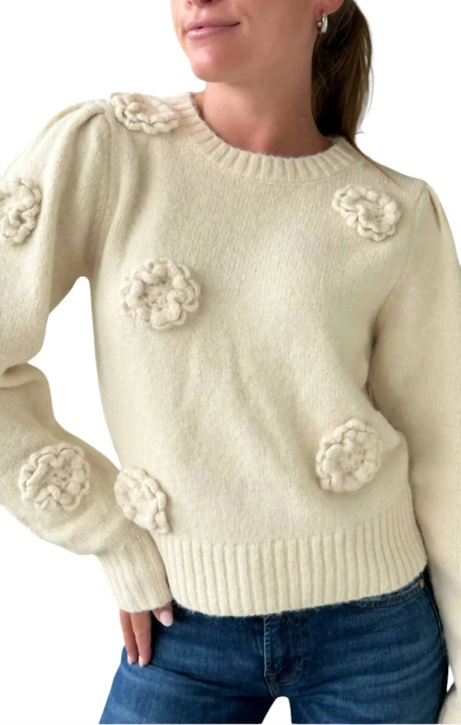 Wilessa Sweater In Cream