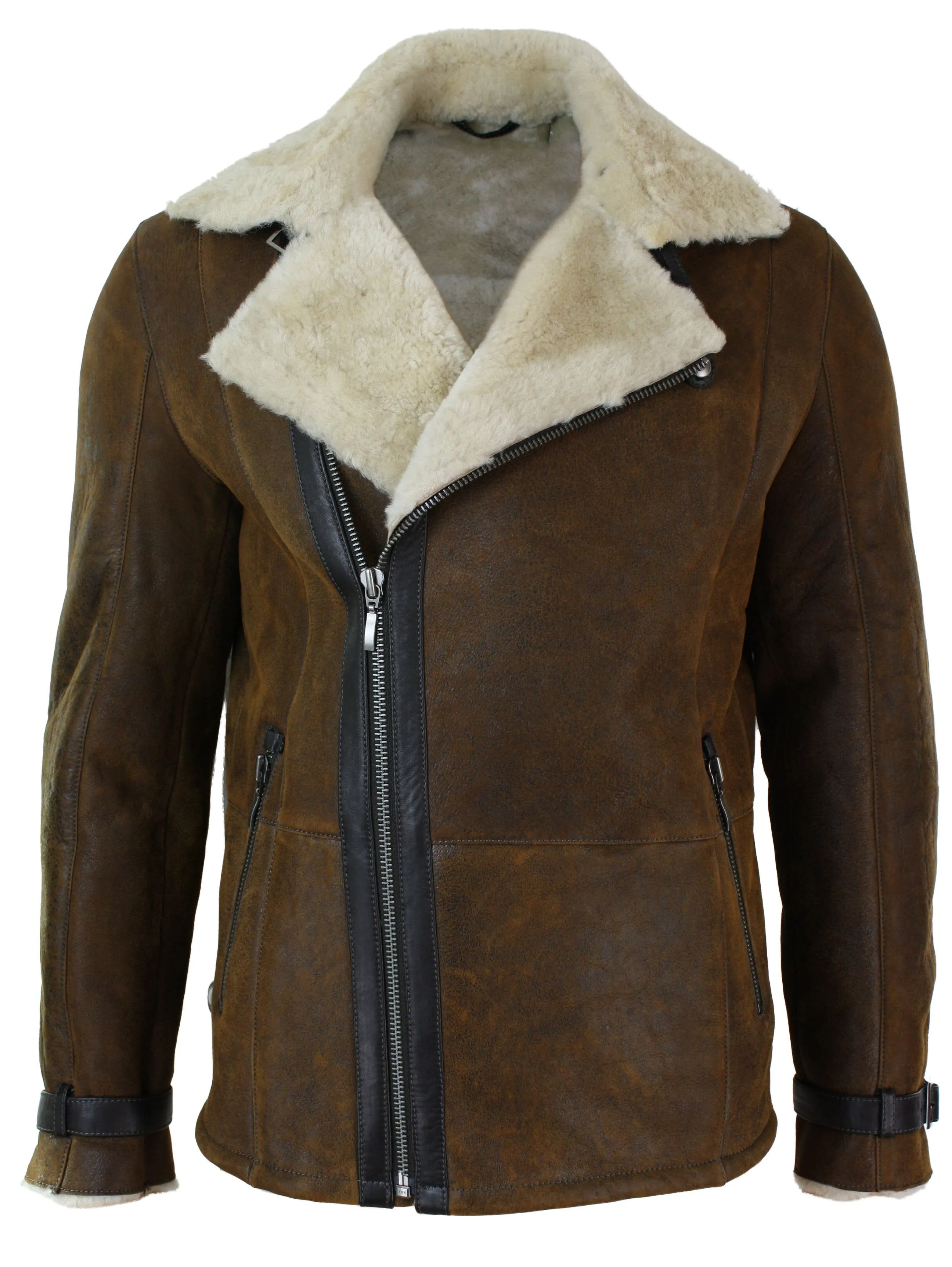 Winter Sheepskin Mid Length Jacket